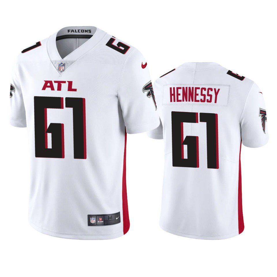 Falcons Matt Hennessy Vapor Untouchable Limited White Jersey Men's