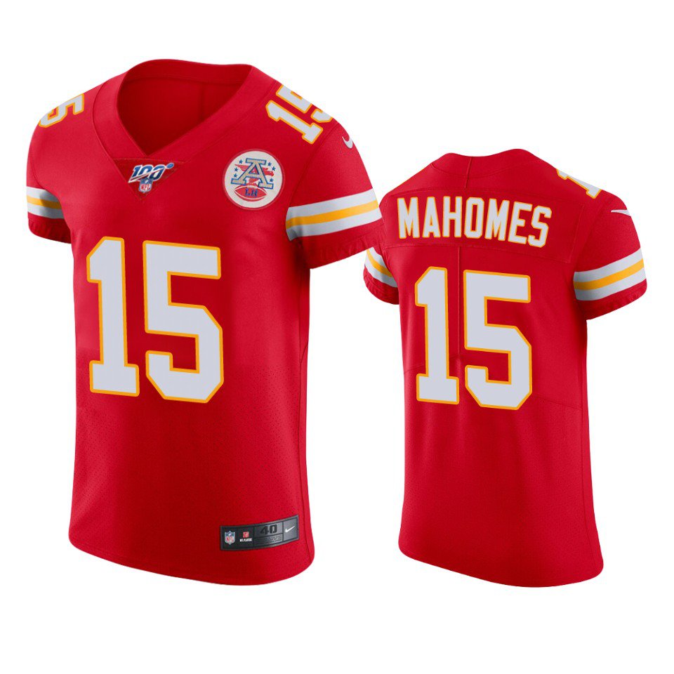 patrick mahomes red super bowl jersey