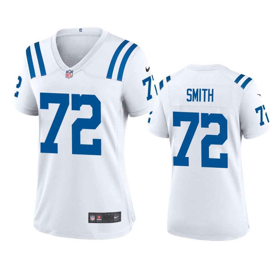 Women's Colts Braden Smith Game White Jersey