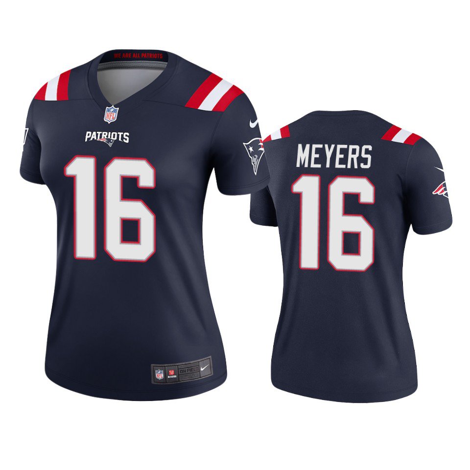 Women's Patriots Jakobi Meyers Legend White Jersey