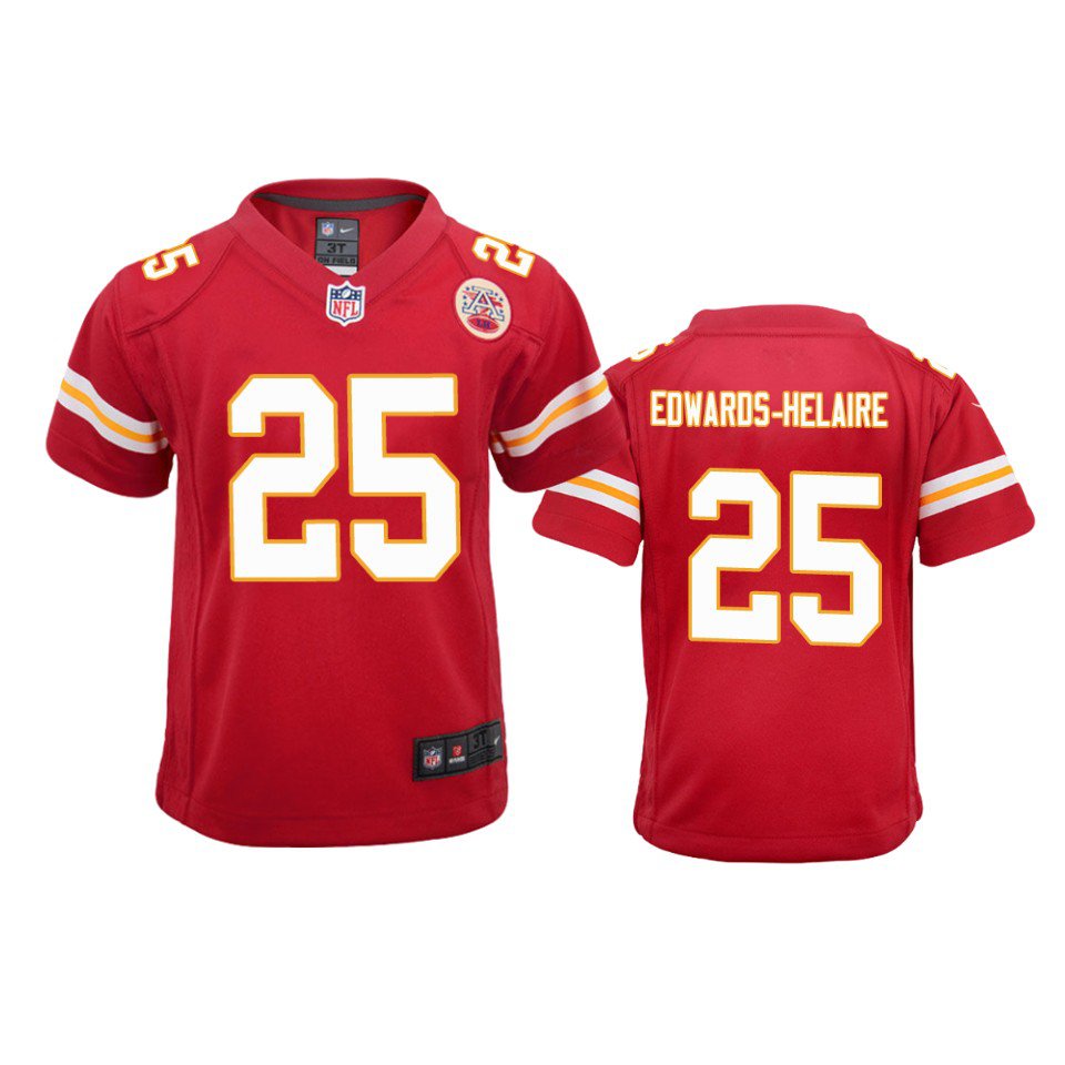 Youth Chiefs Clyde Edwards-Helaire Red 