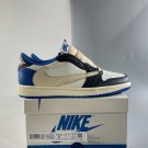 Travis Scott X Fragment X Air Jordan 1 Low OG White Blue