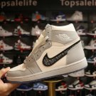 Dior x Air Jordan 1 High OG 'White Wolf Grey'