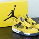 Nike Air Jordan 4 Retro Lightning TOUR YELLOWWHITE-DARK BLUE GREY