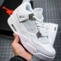 NIKE Air Jordan 4 Retro Pure Money White