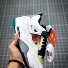 NIKE Air Jordan 4 Retro White Lucid Green Rasta