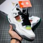 NIKE Air Jordan 4 Retro White Lucid Green Rasta