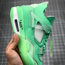 NIKE Air Jordan 4 Retro X Off White Green