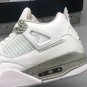 Nike Air Jordan 4 White Oreo White  tech Grey Sneaker