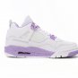 Nike Air Jordan 4 White Purple Oreo