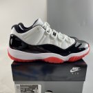 NIKE Air Jordan 11 Low “White Bred” Red Black