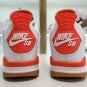 Nike SB X Air Jordan 4 Retro White Orange