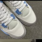 Sb X Nike Air Jordan 4 White Light Blue Sneaker