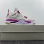 Sb X Nike Air Jordan 4 White Purple Sneaker