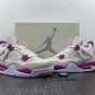 Sb X Nike Air Jordan 4 White Purple Sneaker