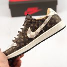 Travis Scott X Air Jordan 1 Low Damierazur Brown DMZ23440