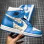 NIKE Air Jordan 1  High OG X Supreme White Blue