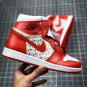 NIKE Air Jordan 1  High OG X Supreme White Red
