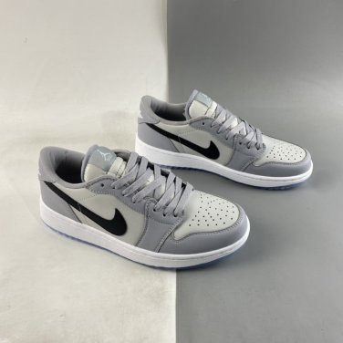Nike Air Jordan 1 Golf Low Wolf Grey Photon Dust White  Black