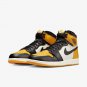 Nike Air Jordan 1 High Shoes Yellow Toe Black