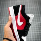 NIKE Air Jordan 1 Low Black Toe Gym Red