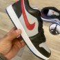 Nike Air Jordan 1 Low 'Black Wolf Grey Gym Red'