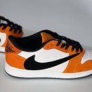 Nike Air Jordan 1 Low Travis Scott Suede White Orange