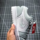NIKE Air Jordan 1 Low White Grey Camo