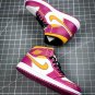 NIKE Air Jordan 1 Mid 'Dia De Muertos' White Purple