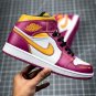 NIKE Air Jordan 1 Mid 'Dia De Muertos' White Purple