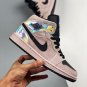NIKE Air Jordan 1 Mid Dirty Power Iridescent Pink