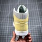 NIKE Air Jordan 1 Mid Mixed Textures Yellow Grey Fog