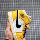 NIKE Air Jordan 1 Mid SE Lakers University Gold