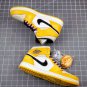 NIKE Air Jordan 1 Mid SE Lakers University Gold