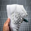 NIKE Air Jordan 1 Mid SE White Quilted