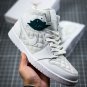 NIKE Air Jordan 1 Mid SE White Quilted
