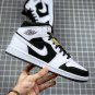 NIKE Air Jordan 1 Mid Tuxedo Black White