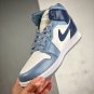 Nike Air Jordan 1 Mid Two-Tone Blue