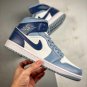 Nike Air Jordan 1 Mid Two-Tone Blue