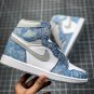 NIKE Air Jordan 1 Retro High OG White Hyper Royal