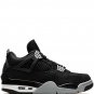Air Jordan 4 Black Canvas sneakers
