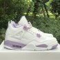 Air Jordan 4 White Purple Oreo