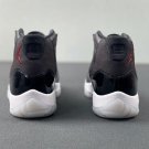 jordan 11 retro 72-10 black-gym red-white