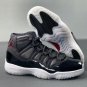 jordan 11 retro 72-10 black-gym red-white