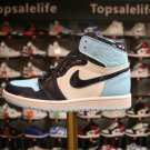 nike air jordan 1 retro high og blue chill unc patent (women)_1