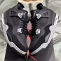 nike air jordan 4 retro black canvas_1