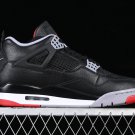 AIR JORDAN 4 RETRO BRED REIMAGINED WHITEBLACKGREYRED