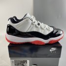 Air Jordan 11 Low “White Bred” WhiteUniversity Red-Black-True Red