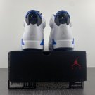 Air Jordan 6 Retro White Sport Blue Black