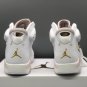 Air Jordan 6 Gold Hoops White Sail Metallic Gold Barely Rose